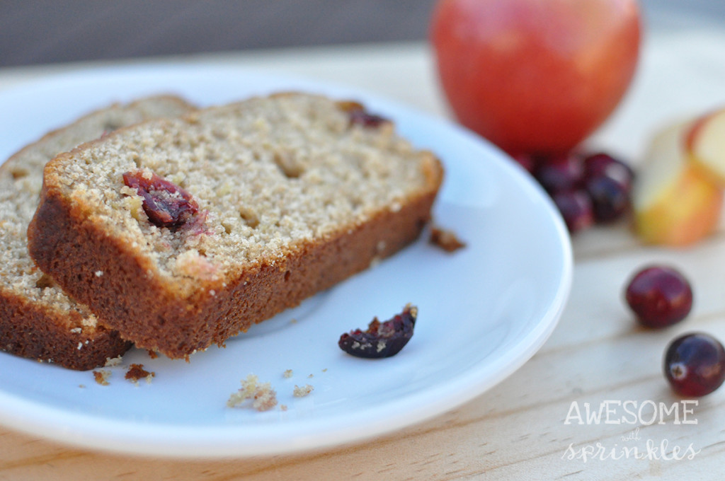 Cranberry Apple Butter Bread