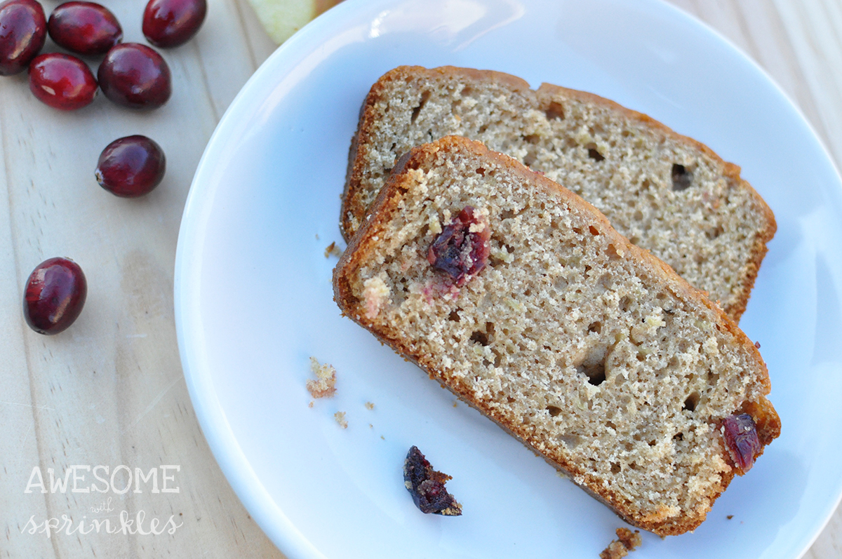 Cranberry Apple Butter Bread