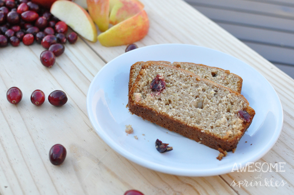 Cranberry Apple Butter Bread