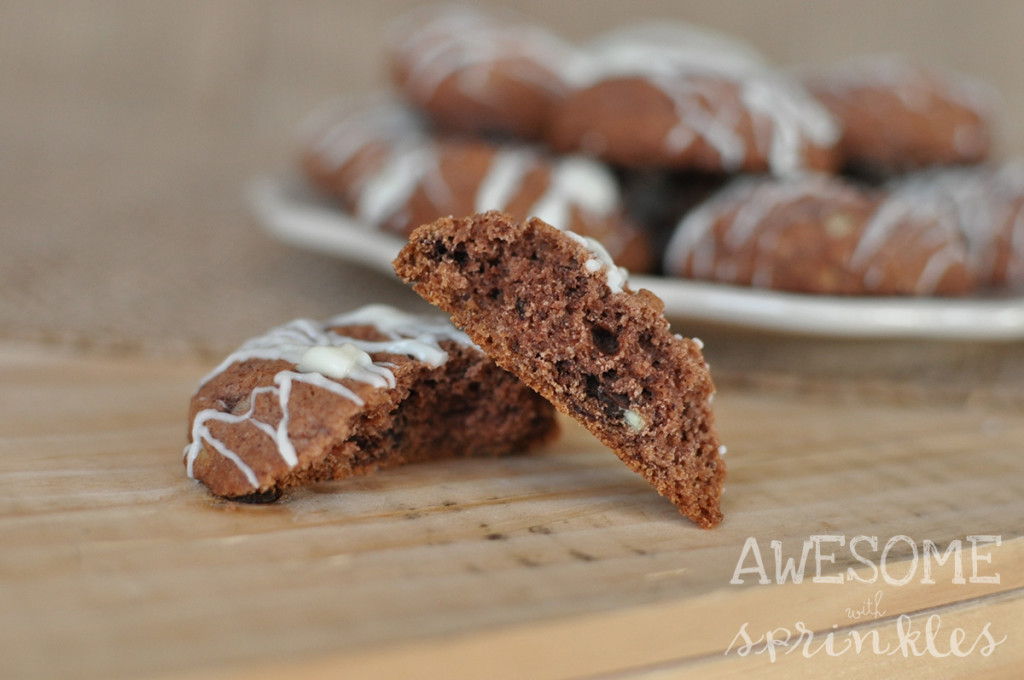 Mint Chocolate Pudding Cookies | Awesome with Sprinkles