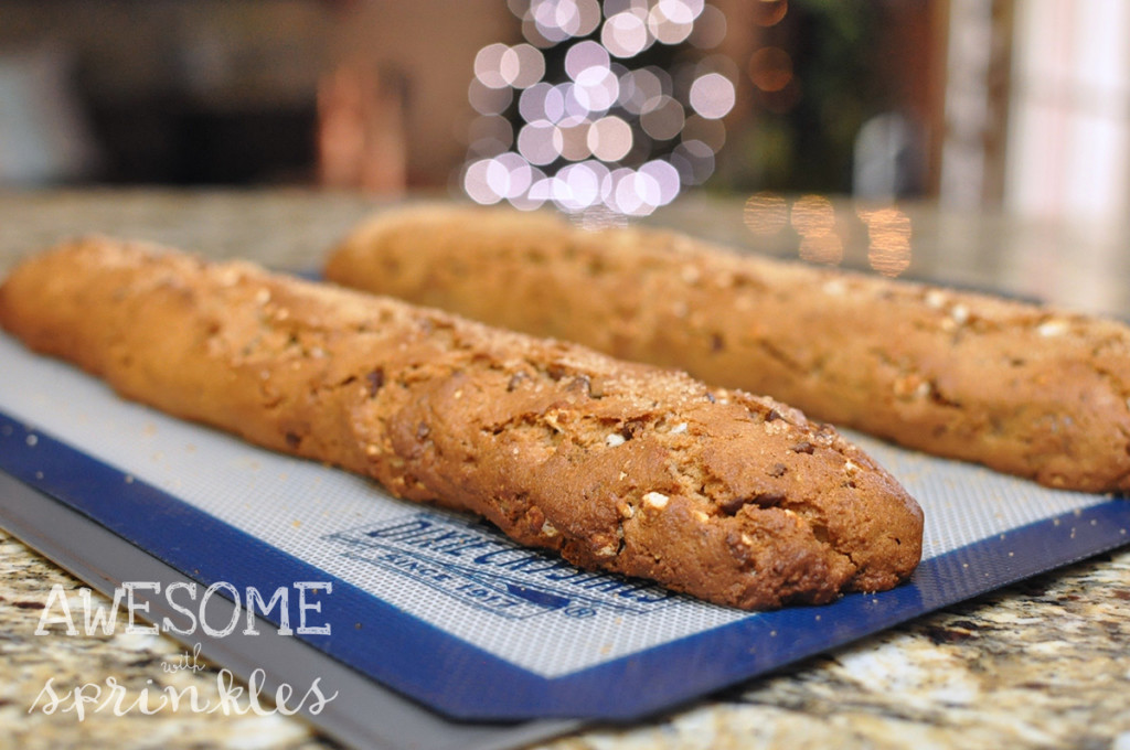 S'mores Biscotti - Awesome with Sprinkles