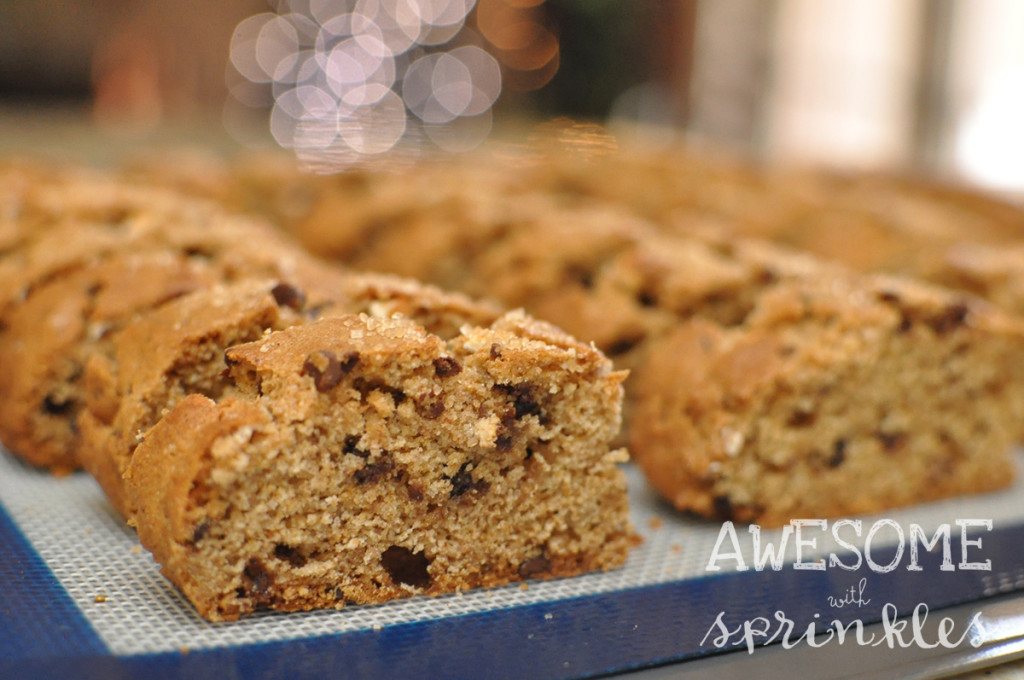 S'mores Biscotti - Awesome with Sprinkles