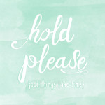 Hold Please.