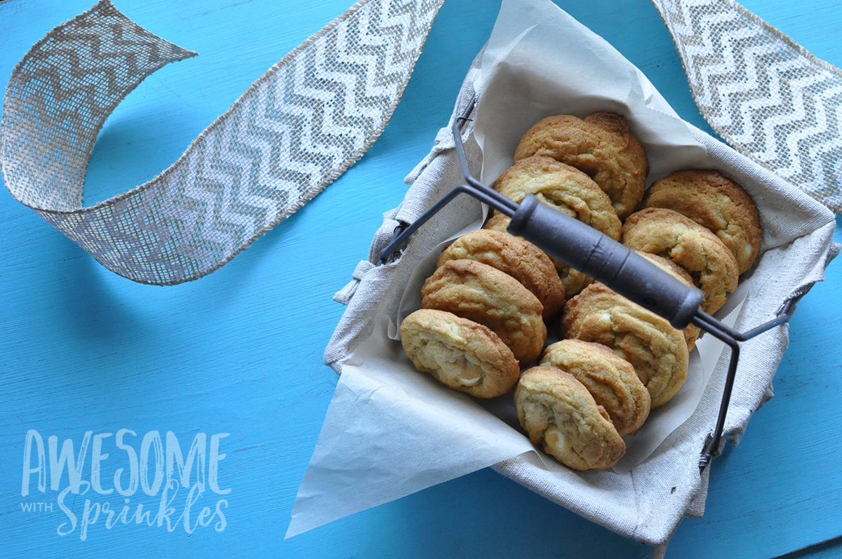 Lemon White Chocolate Chip Cookies