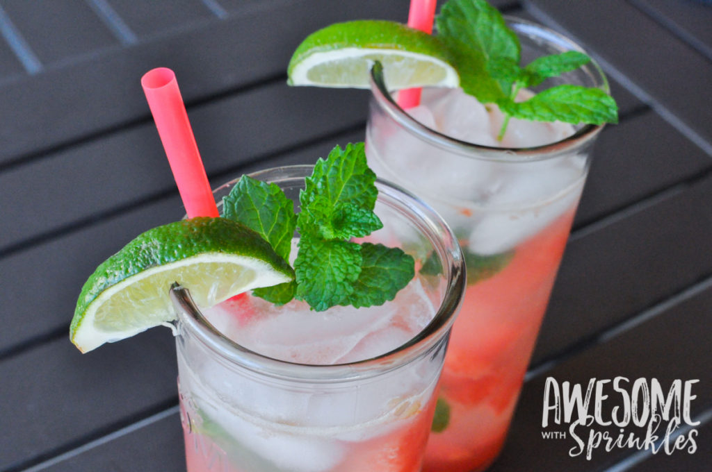 Watermelon Mojitos | Awesome with Sprinkles