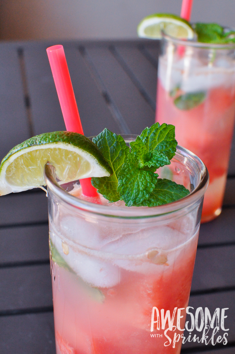 Watermelon Mojitos | Awesome with Sprinkles