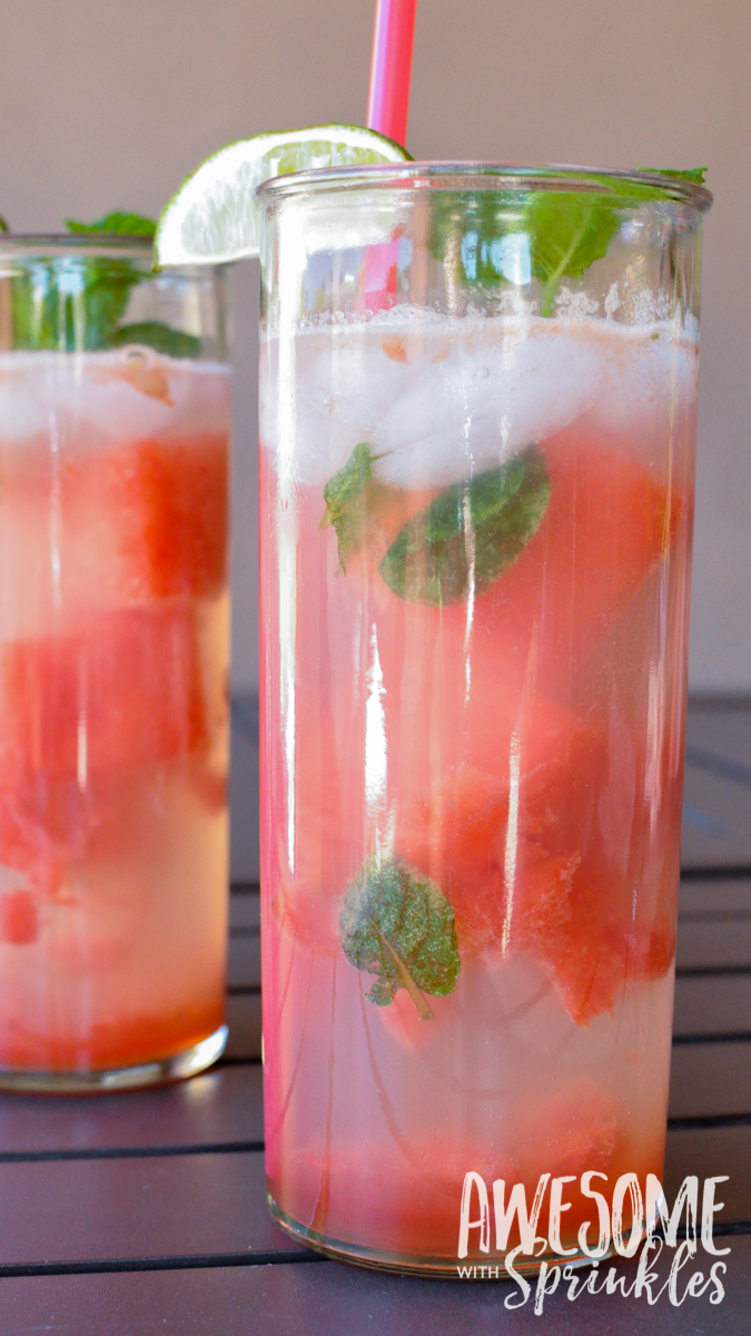 Watermelon Mojitos | Awesome with Sprinkles