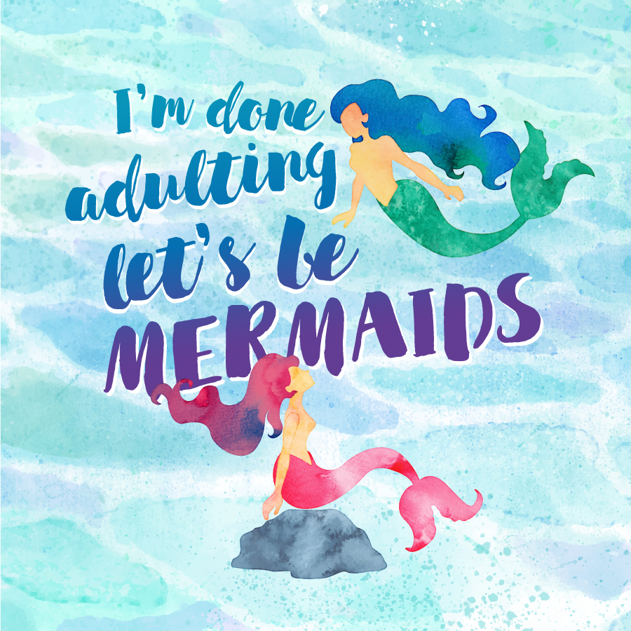 Let's Be Mermaids wallpaper | Awesome with Sprinkles