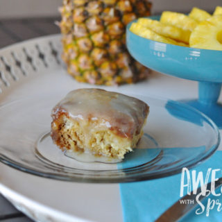 Gooey Pineapple Crush Cake | Get the recipe from Awesome with Sprinles