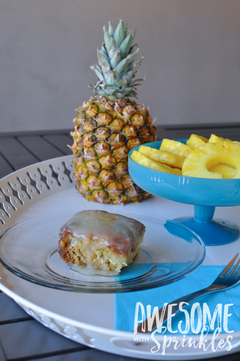 Pineapple Crush Cake Awesome with Sprinkles