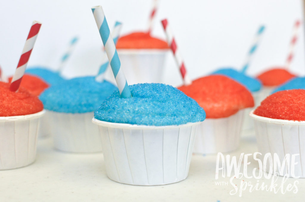 Slush Puppie Cupcakes | Awesome with Sprinkles