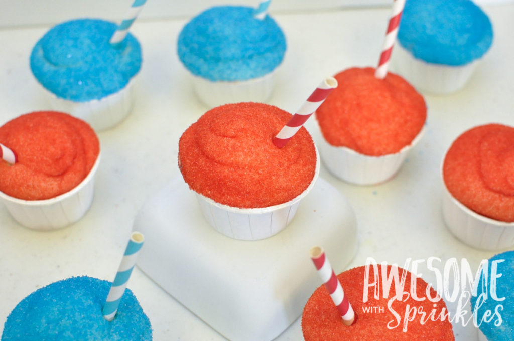 Slush Puppie Cupcakes | Awesome with Sprinkles