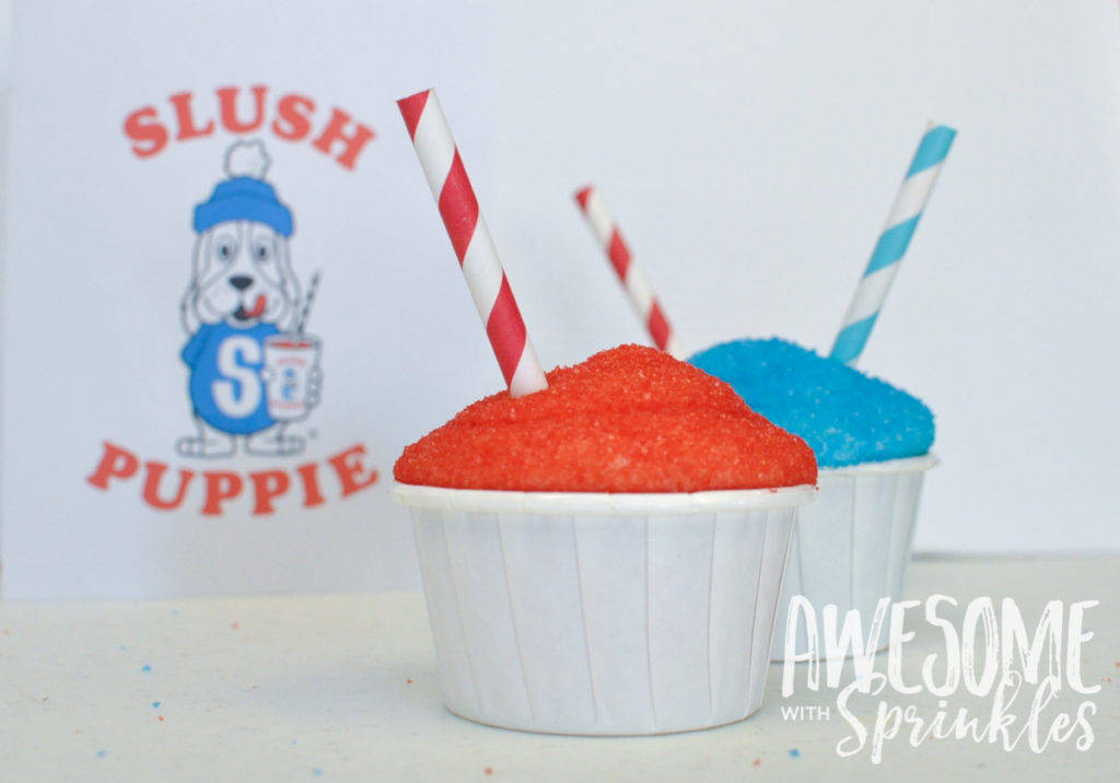 Slush Puppie Cupcakes | Awesome with Sprinkles