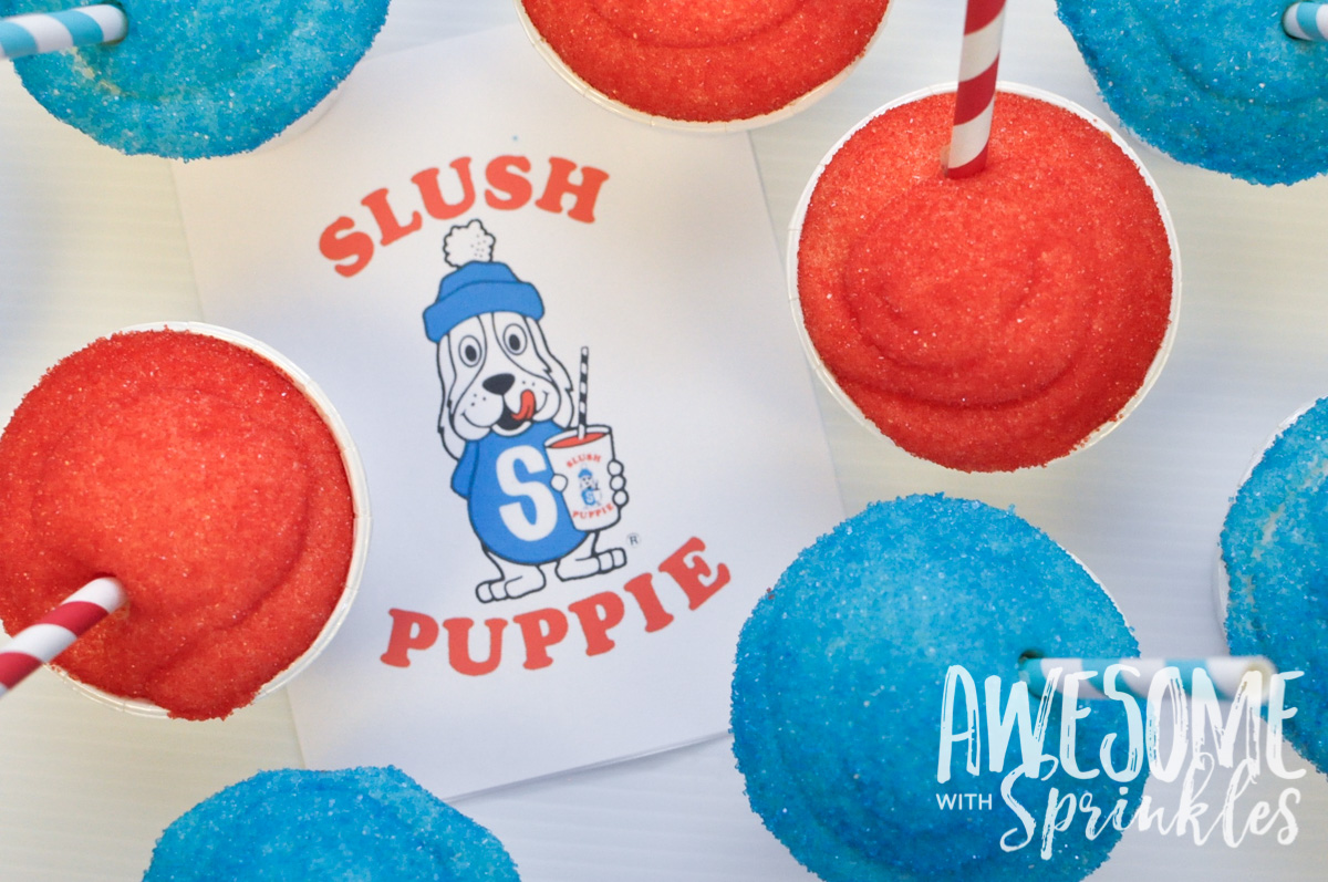 Slush Puppie Cupcakes | Awesome with Sprinkles