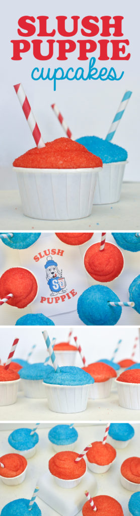 Slush Puppie Cupcakes by Awesome with Sprinkles