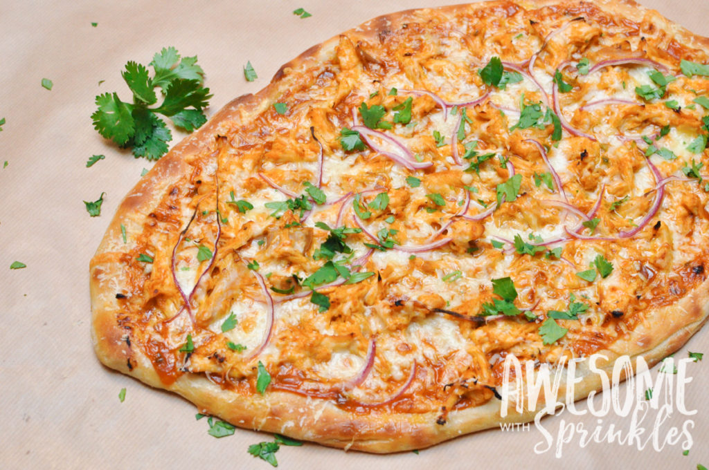 Tangy BBQ Buffalo Chicken Pizza | Awesome with Sprinkles