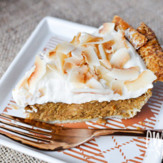 Toasted Coconut Pumpkin Pie