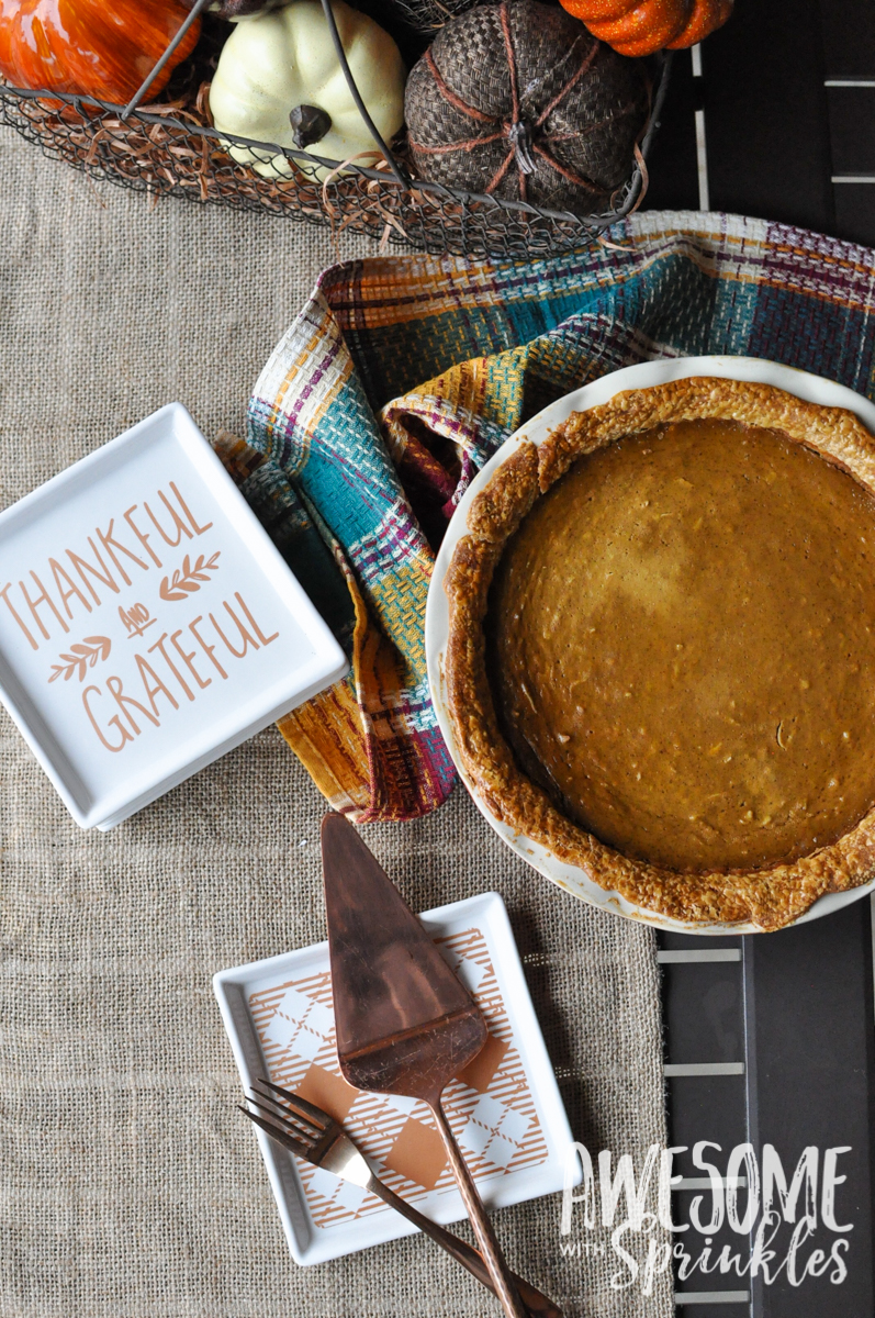 Toasted Coconut Pumpkin Pie | Awesome with Sprinkles