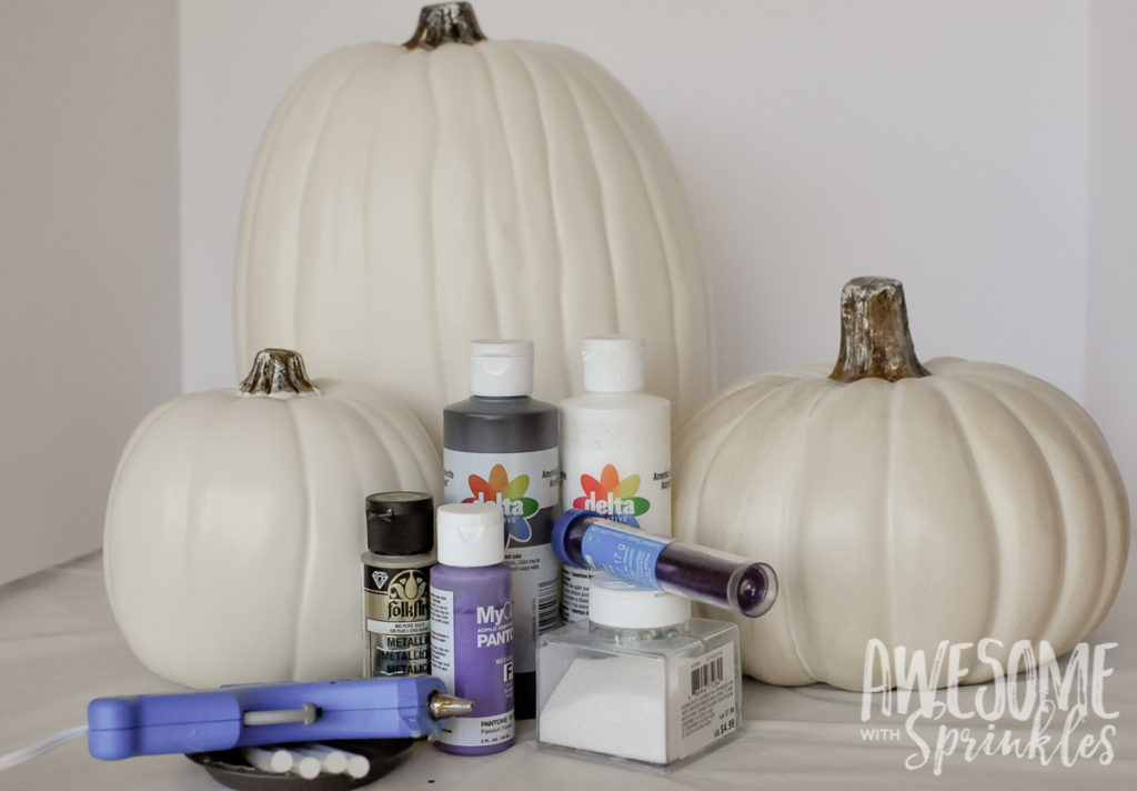 Glitter & Glam No-Carve Pumpkin Decor | Awesome with Sprinkles