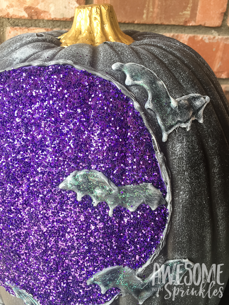 Glitter & Glam No-Carve Pumpkin Decor | Awesome with Sprinkles