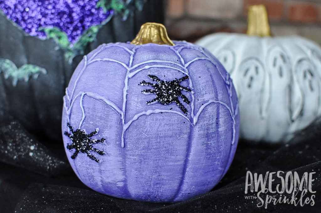 Glitter & Glam No-Carve Pumpkin Decor | Awesome with Sprinkles