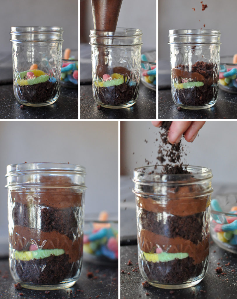 Graveyard Pudding Dirt Cups | Awesome with Sprinkles