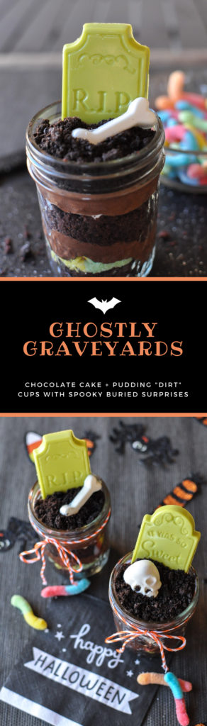 Graveyard Pudding Dirt Cups | Awesome with Sprinkles