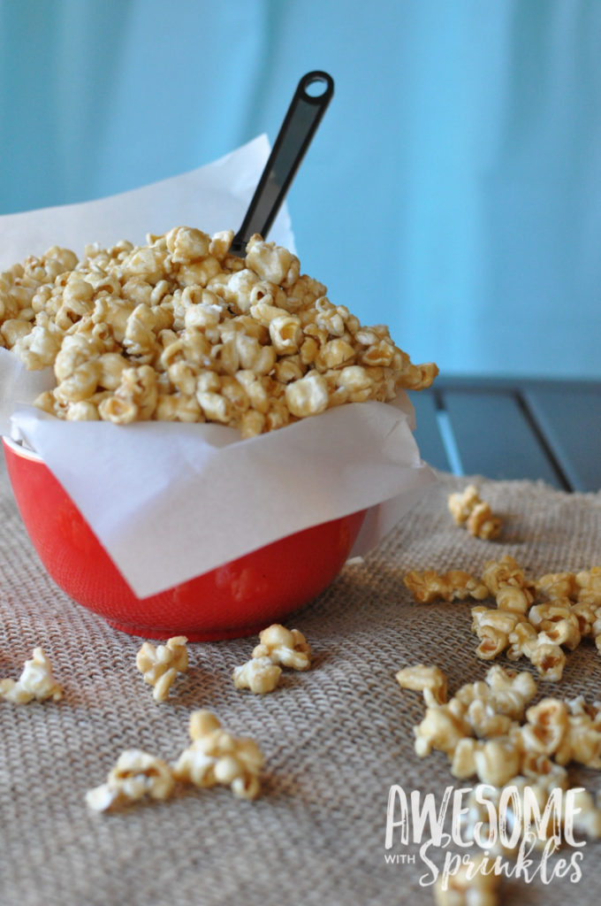 Homemade Salted Caramel Corn | Awesome with Sprinkles