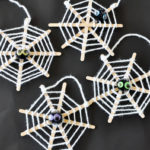 Five Minute Spooky Spiderweb Craft