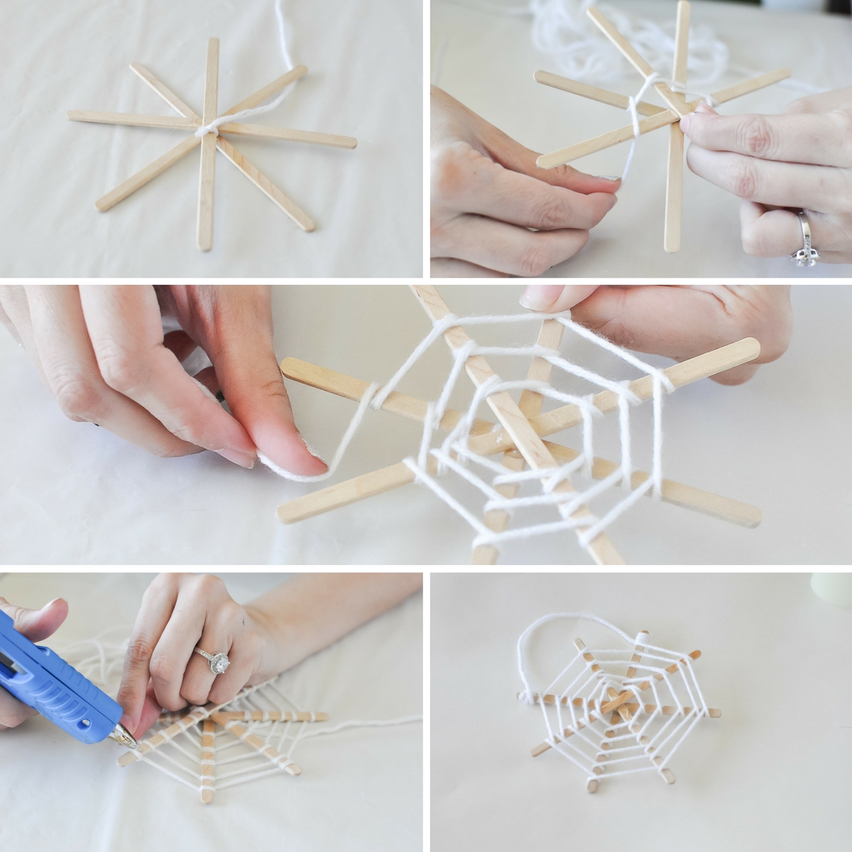 String-Five-Minute-Spiderweb Craft | Awesome with Sprinkles