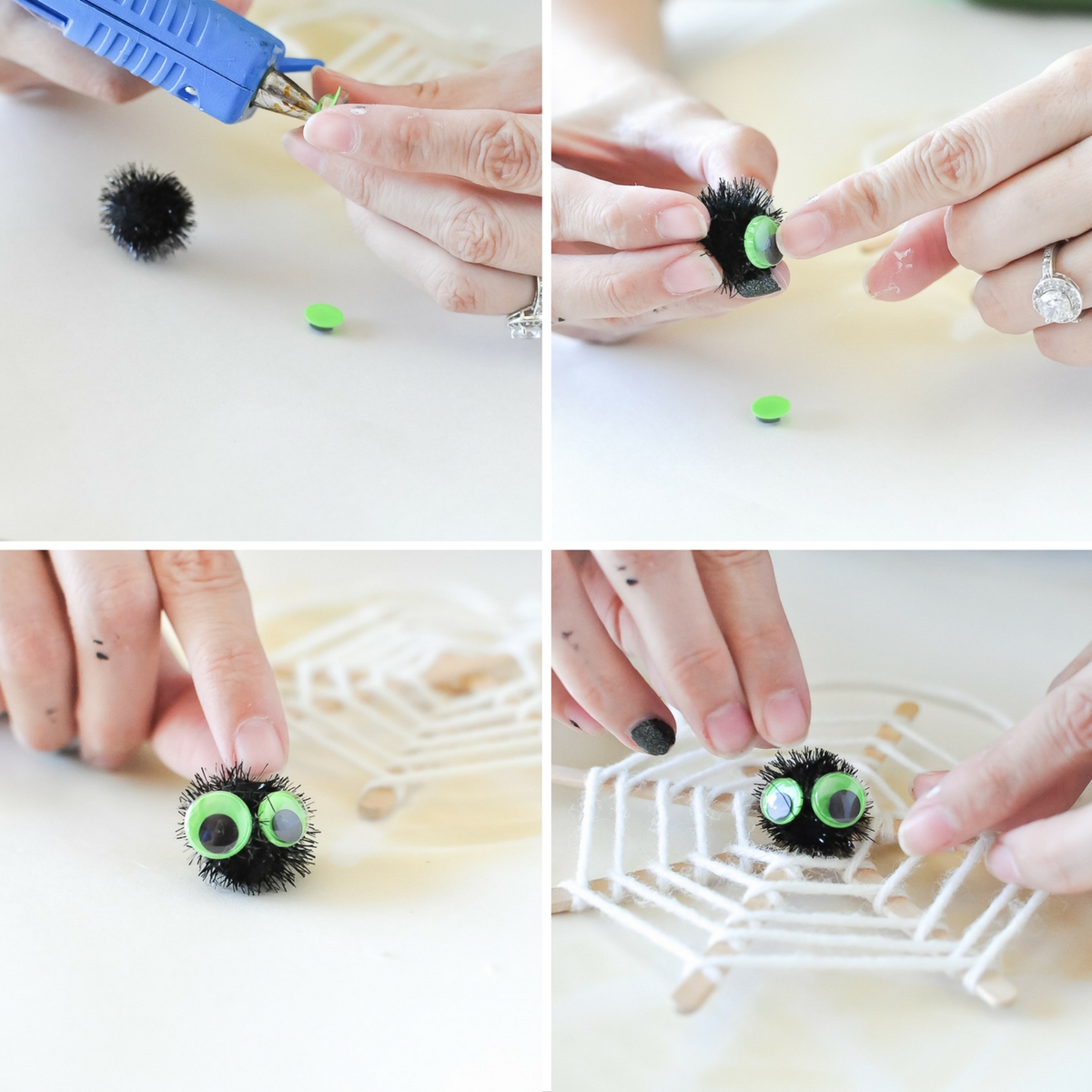 Spider-Five-Minute-Spiderweb Craft | Awesome with Sprinkles