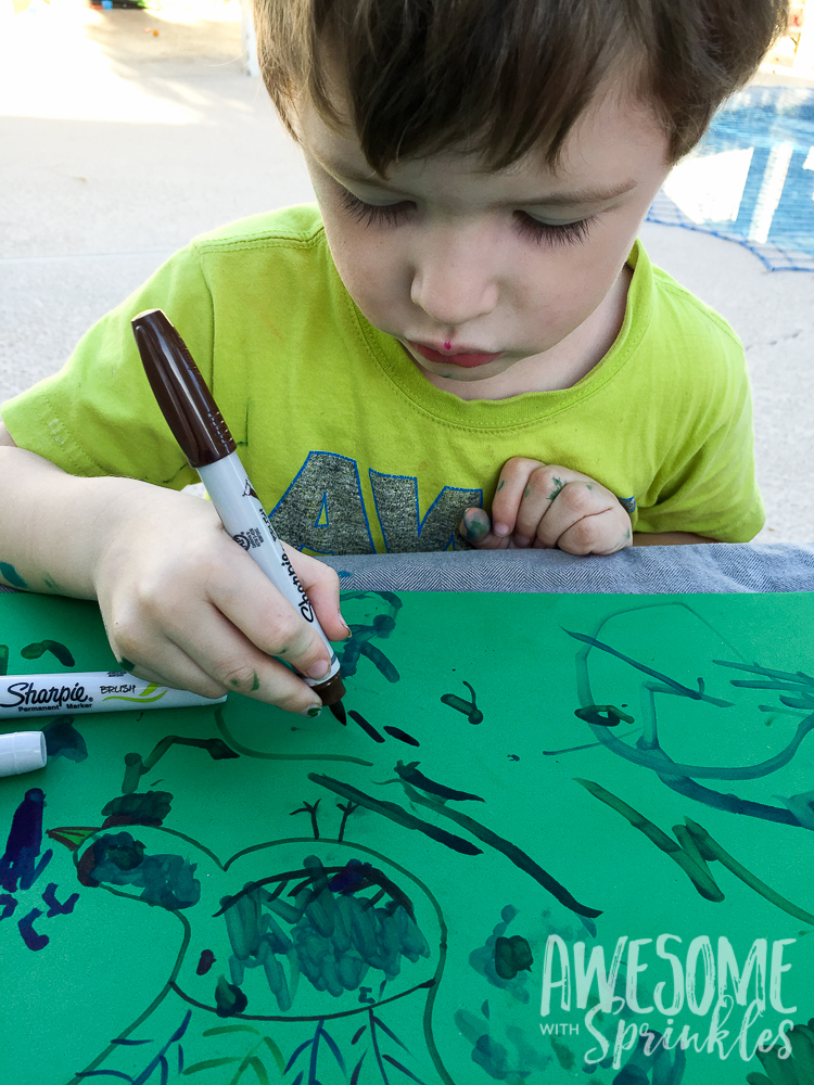 Thanksgiving Placemat Craft | Awesome with Sprinkles