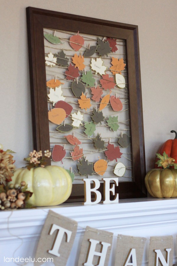 Thankful Tree Round-up | Gratitude Frame