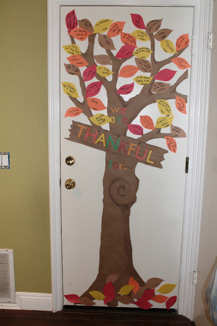 Thankful Tree Round-up | Door Tree