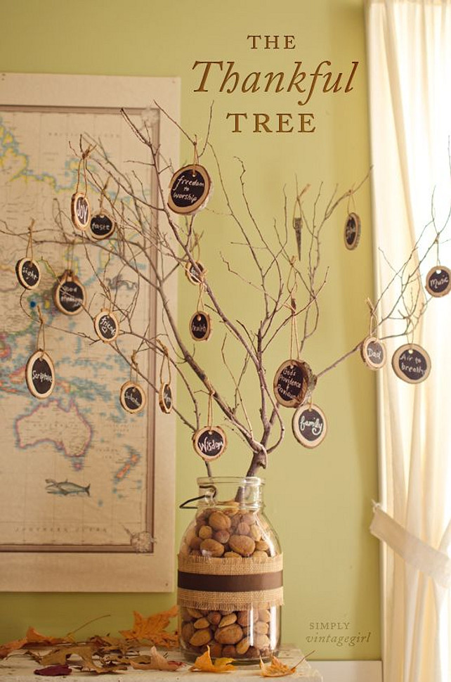 Thankful Tree Round-up | Chalk board Tree