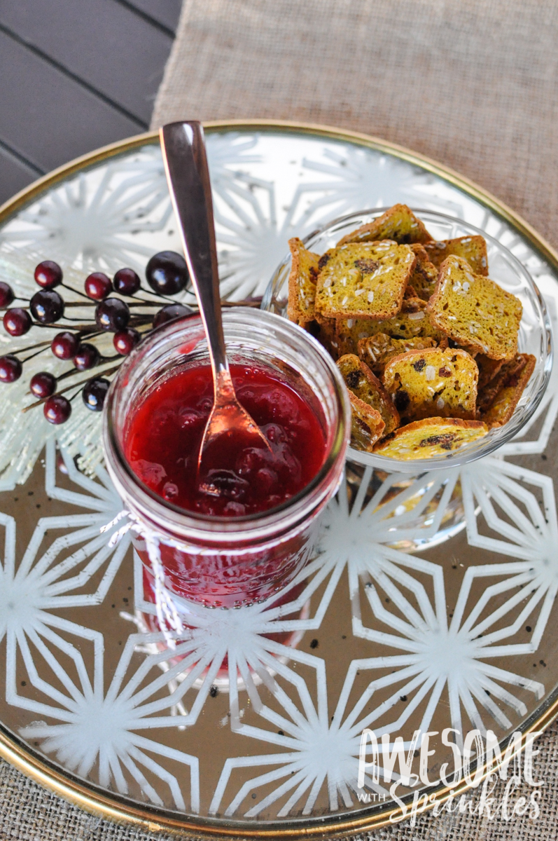 Homemade Apple Cranberry Sauce | Awesome with Sprinkles