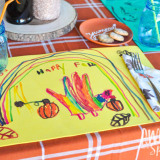 Thanksgiving Placemat Kids Crafts