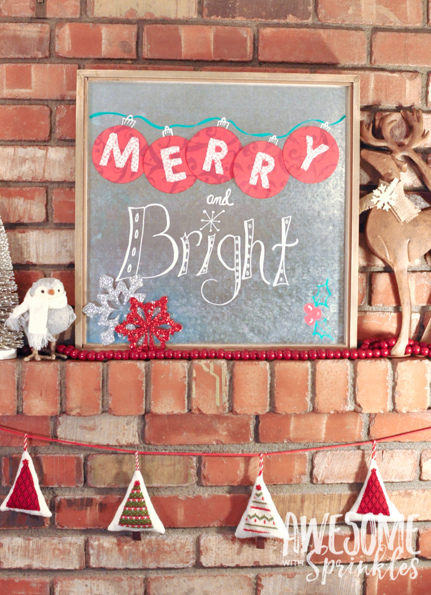 Easy DIY Seasonal Swap Sign | Awesome With Sprinkles