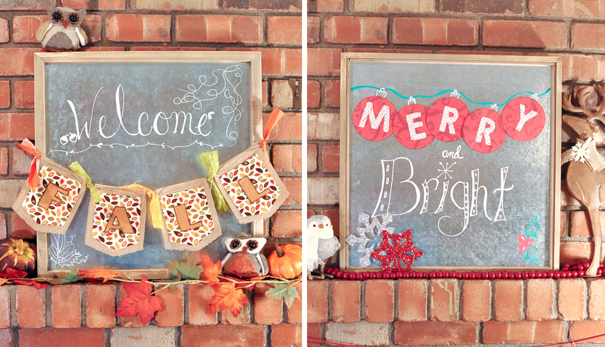 Easy DIY Seasonal Swap Sign | Awesome With Sprinkles