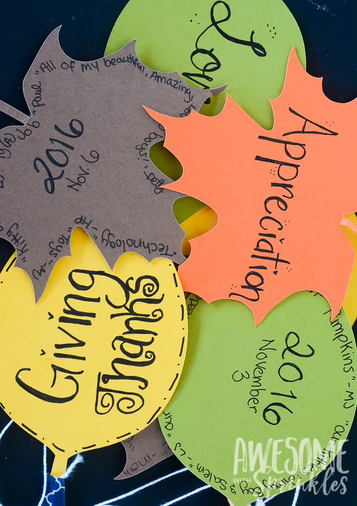 Thankful Leaves Craft | Awesome With Sprinkles