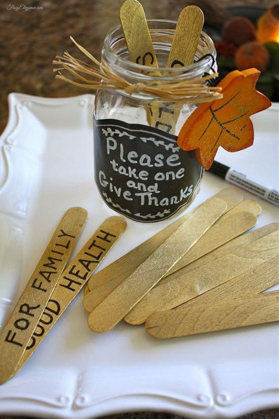 Thankful Tree Round-up | Give Thanks Sticks