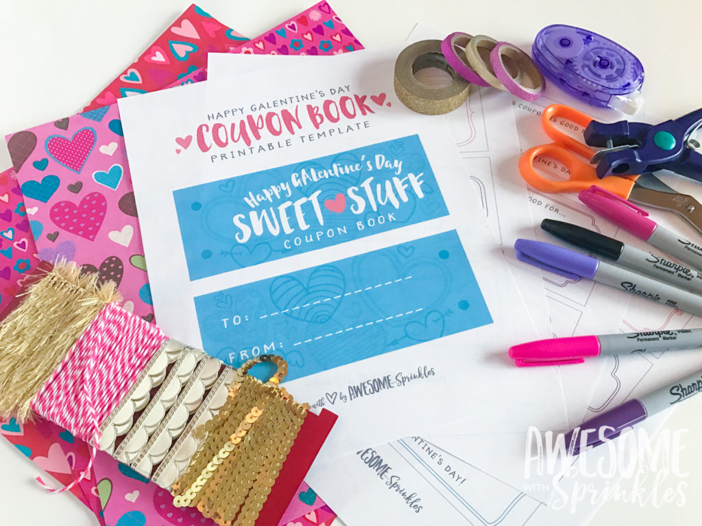 DIY Galentine's Day Coupons || Awesome with Sprinkles