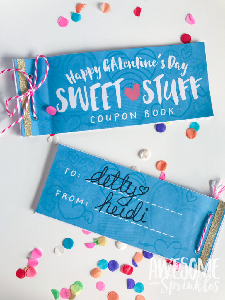 DIY Galentine's Day Coupons || Awesome with Sprinkles