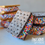 Frozen Frosting Sandwich Cookies | Awesome with Sprinkles