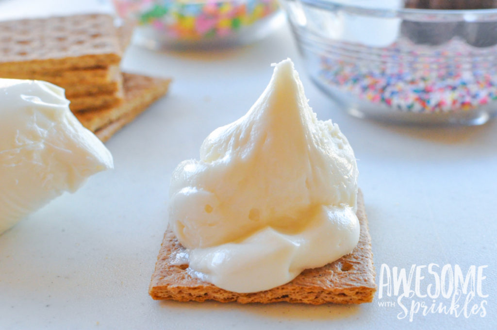 Frozen Frosting Sandwich Cookies | Awesome with Sprinkles