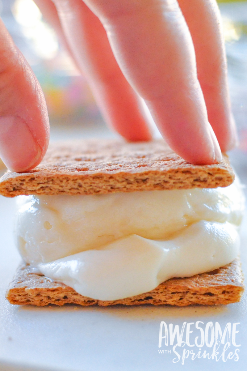 Frozen Frosting Sandwich Cookies | Awesome with Sprinkles