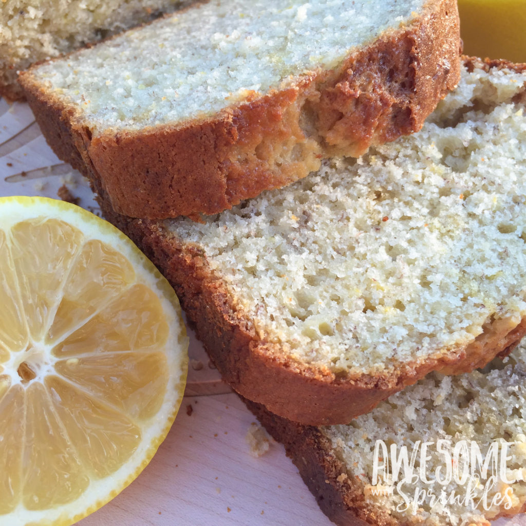 Fresh Squeezed Lemon Banana Bread | Awesome with Sprinkles