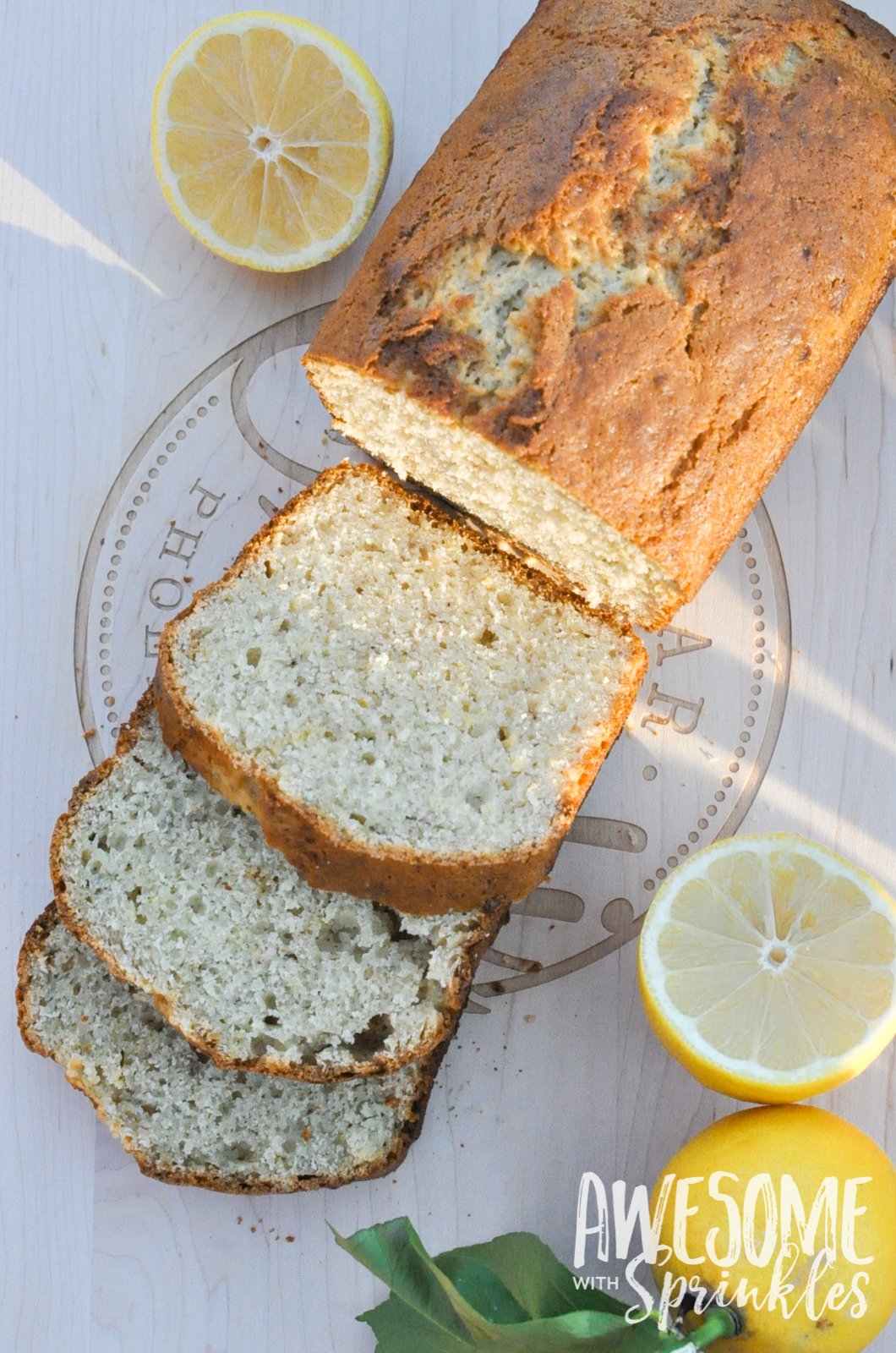 Fresh Squeezed Lemon Banana Bread | Awesome with Sprinkles