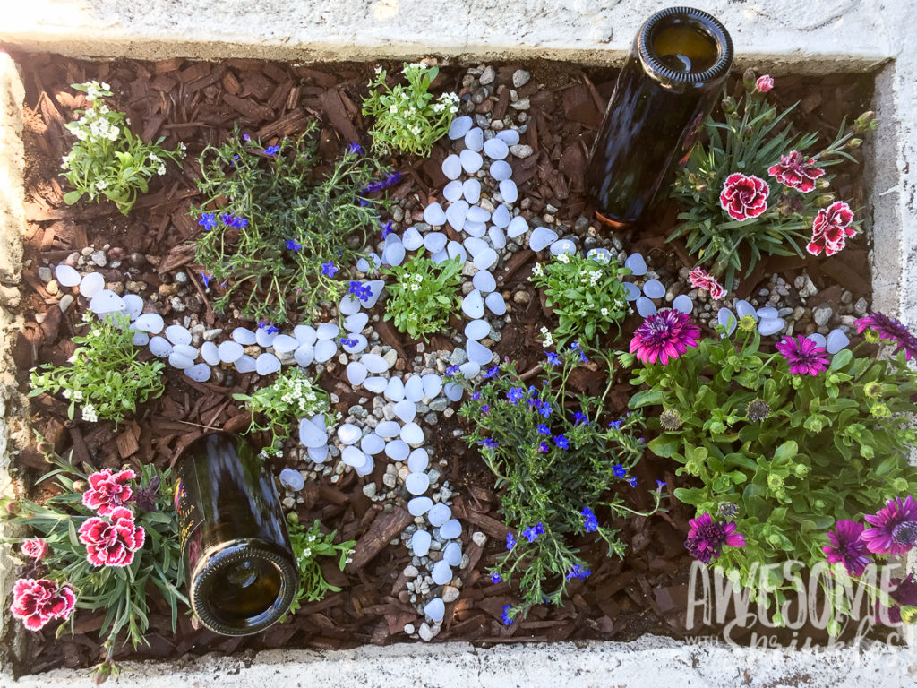 Mini Garden Makeover on a Budget by Awesome with Sprinkles