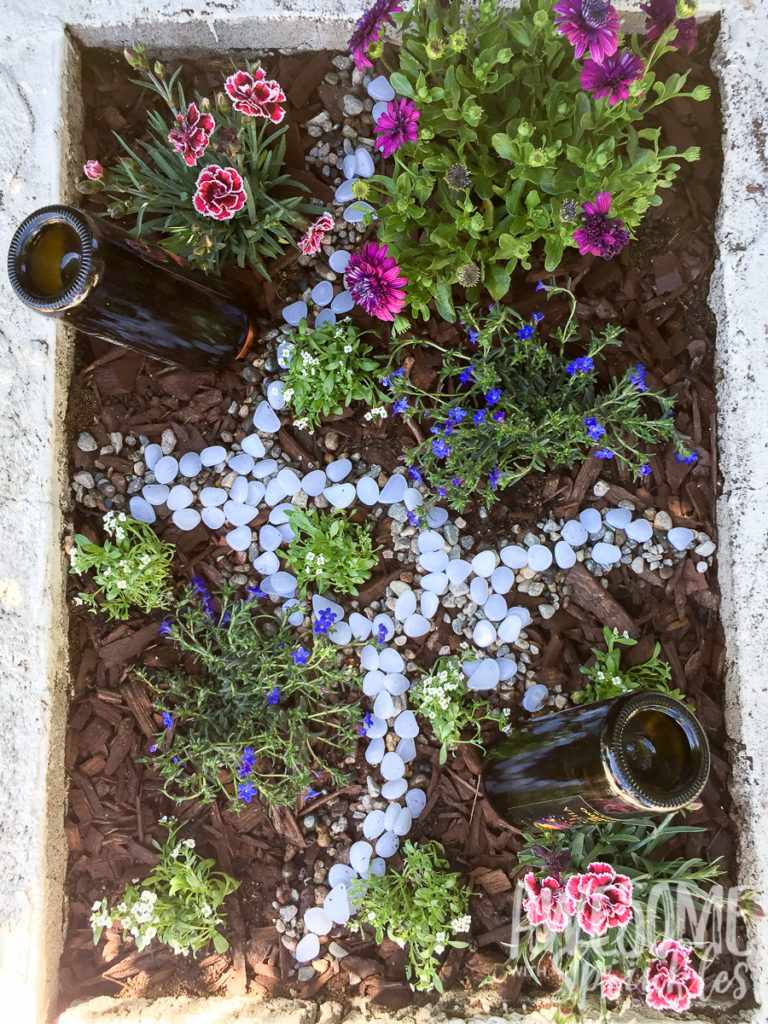 Mini Garden Makeover on a Budget by Awesome with Sprinkles